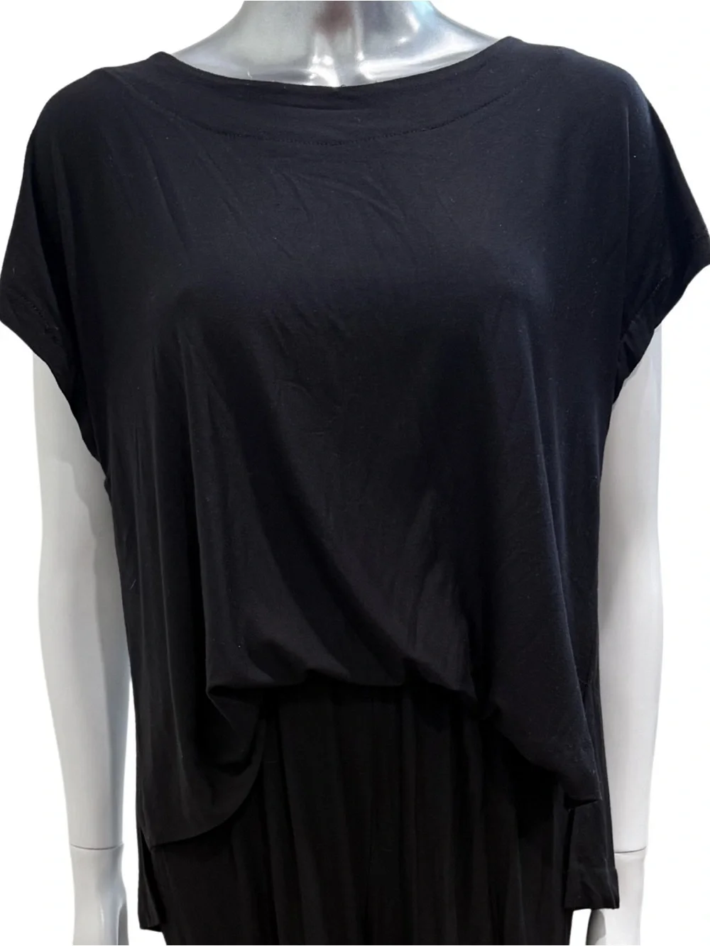 Pure Essence Bamboo Overlay Jumpsuit Black Small Canada - Picture 5 of 8